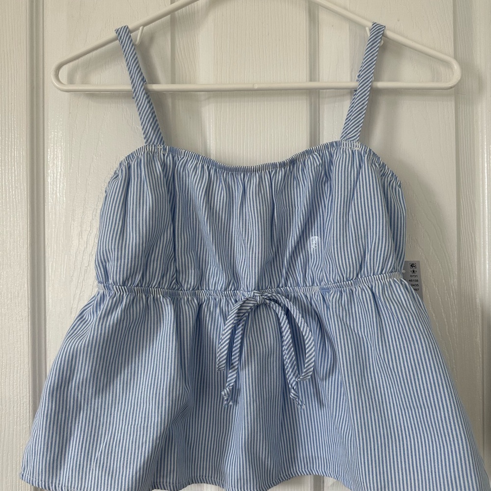 Your Favorite - Tie Front Babydoll Top